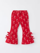 Load image into Gallery viewer, Girls Red Christmas Themed Denim Jeans
