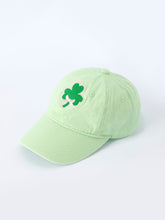 Load image into Gallery viewer, St. Patrick's Day Shamrock Embroidery Hat For Girls
