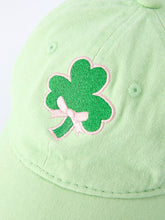 Load image into Gallery viewer, St. Patrick's Day Shamrock Embroidery Hat For Girls
