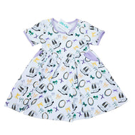 Boots and Bows Twirl Dress