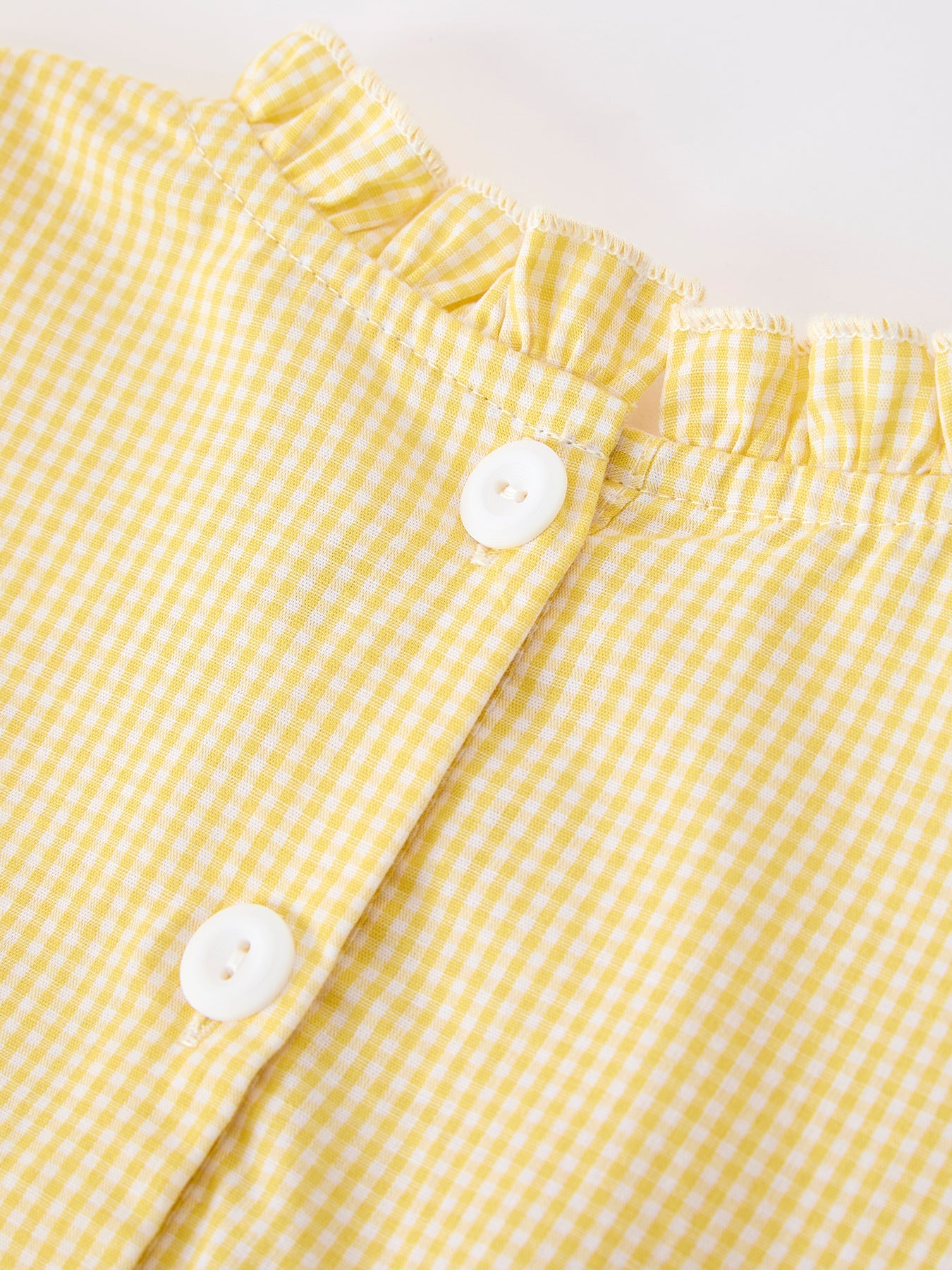 Girls Back To School Pencil Twirl Yellow Dress Bow Applique Smocked