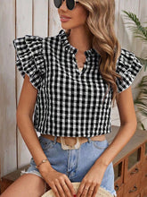 Load image into Gallery viewer, Gingham blouse
