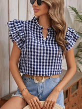 Load image into Gallery viewer, Gingham blouse
