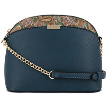 Load image into Gallery viewer, Paisley Accent Small Dome Crossbody Bag
