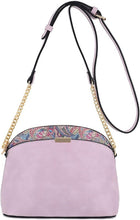 Load image into Gallery viewer, Paisley Accent Small Dome Crossbody Bag
