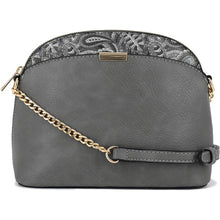 Load image into Gallery viewer, Paisley Accent Small Dome Crossbody Bag
