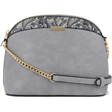 Load image into Gallery viewer, Paisley Accent Small Dome Crossbody Bag
