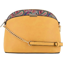 Load image into Gallery viewer, Paisley Accent Small Dome Crossbody Bag
