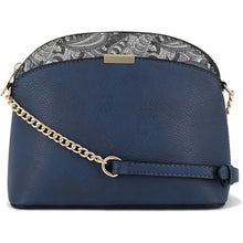 Load image into Gallery viewer, Paisley Accent Small Dome Crossbody Bag
