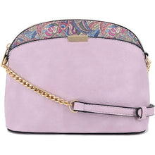 Load image into Gallery viewer, Paisley Accent Small Dome Crossbody Bag
