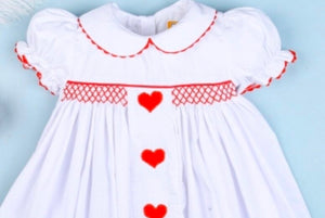 Lovely Geometric Smocked Dress Valentine
Dress