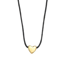 Load image into Gallery viewer, HEART CHARM ROPE NECKLACE
