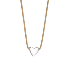 Load image into Gallery viewer, HEART CHARM ROPE NECKLACE
