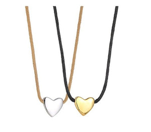 HEART CHARM ROPE NECKLACE