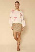 Load image into Gallery viewer, Bow knit sweater
