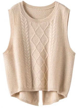 Load image into Gallery viewer, Cable Knit Slit Sweater Vest
