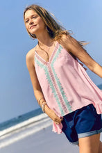 Load image into Gallery viewer, PRINTED SLEEVELESS RUFFLE TANK TOP - Image #14
