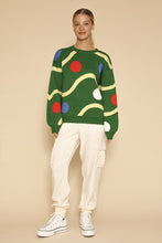 Load image into Gallery viewer, Christmas tree ornament knit sweater
