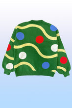 Load image into Gallery viewer, Christmas tree ornament knit sweater
