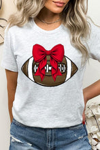 Load image into Gallery viewer, Red Bow Football Graphic Tee
