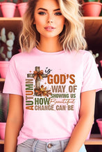 Load image into Gallery viewer, Autumn Is God&#39;s Way Graphic Tee
