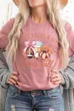 Load image into Gallery viewer, Girl Loves Fall Graphic Tee
