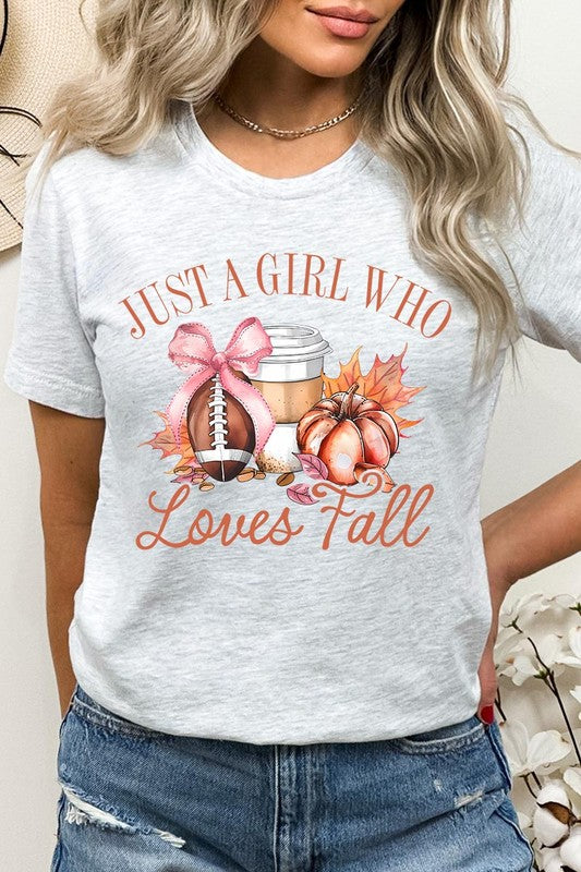 Girl Loves Fall Graphic Tee