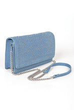 Load image into Gallery viewer, Studded Denim Crossbody Bag
