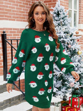 Load image into Gallery viewer, Santa sweater dress
