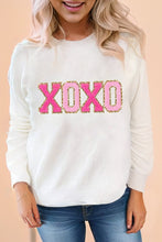 Load image into Gallery viewer, Glitter Merry &amp; Bright Round Neck Knit Sweater
