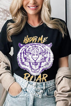 Load image into Gallery viewer, Hear Me Roar Tiger Graphic Tee
