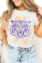 Load image into Gallery viewer, Hear Me Roar Tiger Graphic Tee
