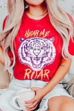 Load image into Gallery viewer, Hear Me Roar Tiger Graphic Tee
