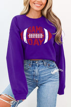 Load image into Gallery viewer, Game Day Football  Graphic Fleece Sweatshirts
