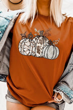 Load image into Gallery viewer, Animal Print Pumpkins Graphic Tee
