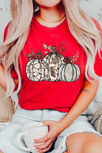 Load image into Gallery viewer, Animal Print Pumpkins Graphic Tee
