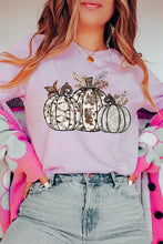 Load image into Gallery viewer, Animal Print Pumpkins Graphic Tee
