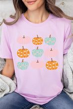 Load image into Gallery viewer, Cute Groovy Pumpkins  Graphic Tee
