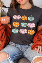 Load image into Gallery viewer, Cute Groovy Pumpkins  Graphic Tee
