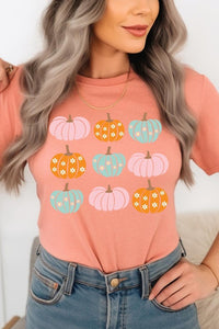 Cute Groovy Pumpkins  Graphic Tee