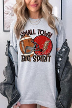 Load image into Gallery viewer, Small Town Big Spirit Football Graphic Tee
