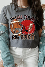 Load image into Gallery viewer, Small Town Big Spirit Football Graphic Tee
