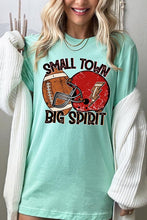 Load image into Gallery viewer, Small Town Big Spirit Football Graphic Tee
