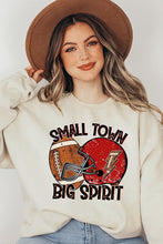 Load image into Gallery viewer, Small Town Big Spirit Graphic Fleece Sweatshirts
