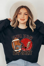 Load image into Gallery viewer, Small Town Big Spirit Graphic Fleece Sweatshirts
