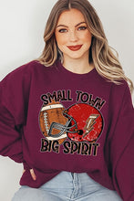 Load image into Gallery viewer, Small Town Big Spirit Graphic Fleece Sweatshirts
