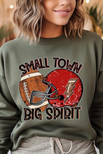 Load image into Gallery viewer, Small Town Big Spirit Graphic Fleece Sweatshirts
