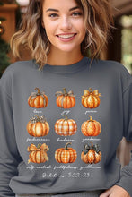 Load image into Gallery viewer, Fruits of The Spirit Pumpkin Graphic Sweatshirts
