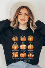 Load image into Gallery viewer, Fruits of The Spirit Pumpkin Graphic Sweatshirts
