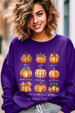 Load image into Gallery viewer, Fruits of The Spirit Pumpkin Graphic Sweatshirts
